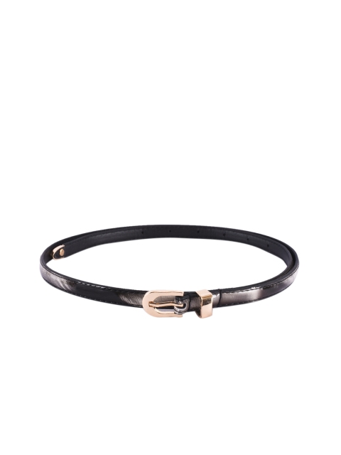 

BuckleUp Women Black Printed Belt