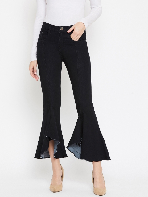 

Nifty Women Black High Rise Clean Look Flared Jeans