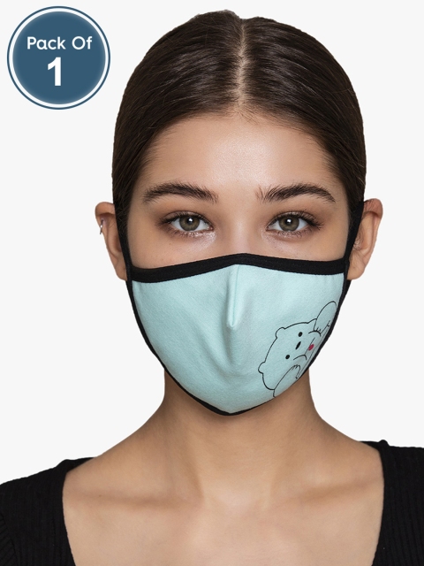 

Clovia Unisex Blue Printed 3-Ply Reusable Protective Outdoor Mask