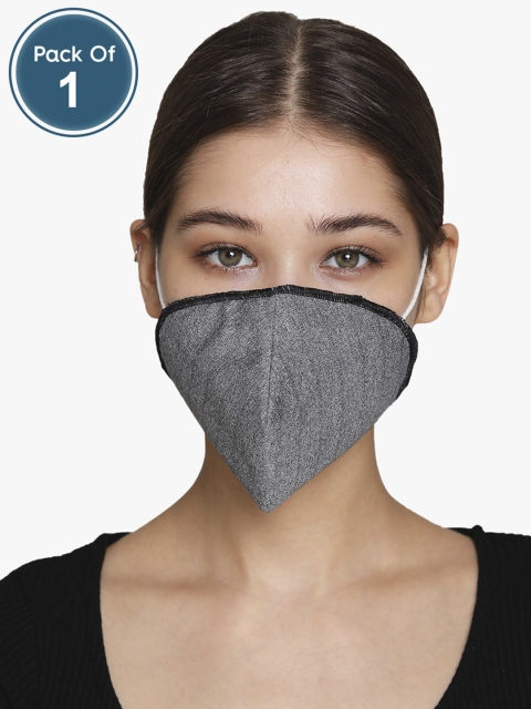 

Clovia Adults Grey Reusable 3-Layer Cloth Masks