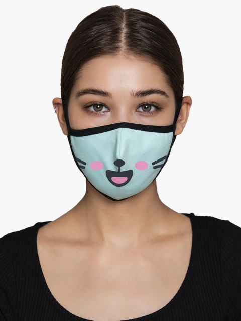 

Clovia Unisex Blue Printed 3-Ply Reusable Protective Outdoor Mask
