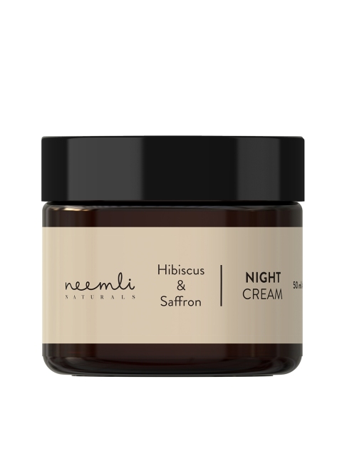 

Neemli Naturals Unisex Hibiscus & Saffron Night Cream 50 ml, White