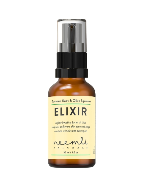 

Neemli Naturals Turmeric Root & Olive Squalane Elixir Facial Oil 30 ml, Brown