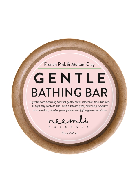 

Neemli Naturals French Pink and Multani Clay Gentle Bathing Bar 75 g