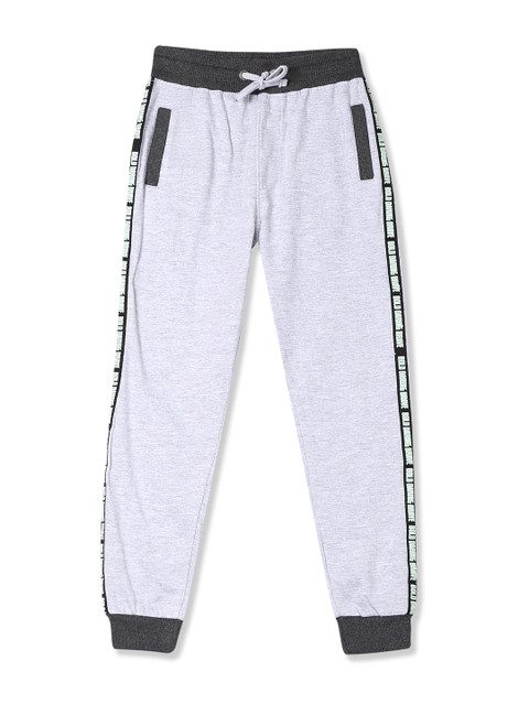 

Cherokee Boys Grey & Black Heathred Knitted Joggers