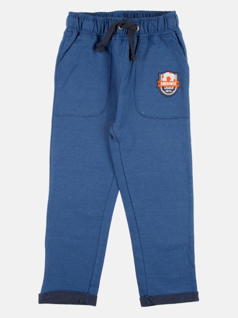 

Cherokee Boys Blue Solid Track Pants