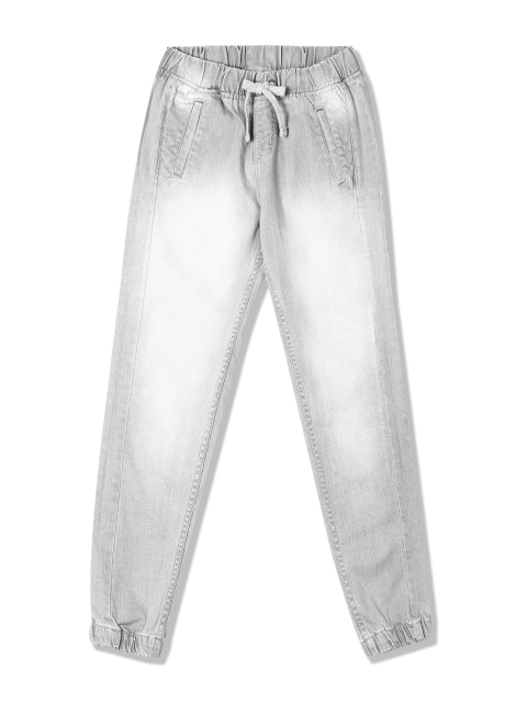 

Cherokee Boys Grey Slim Fit Faded Denim Joggers