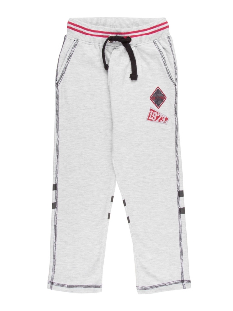 

Cherokee Boys Grey Contrast Stitch Heathered Track Pants