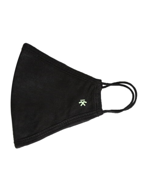

WROGN Adults Black Pack of 2 Reusable 3-Layer Cloth Masks