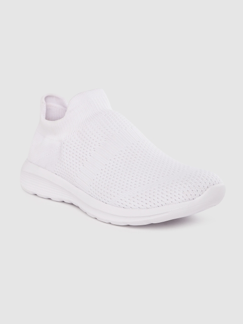 

Crew STREET Men White Woven Design Walking Shoes