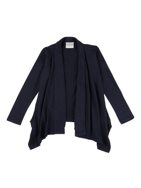 

Cherokee Girls Blue Solid Open Front Shrug