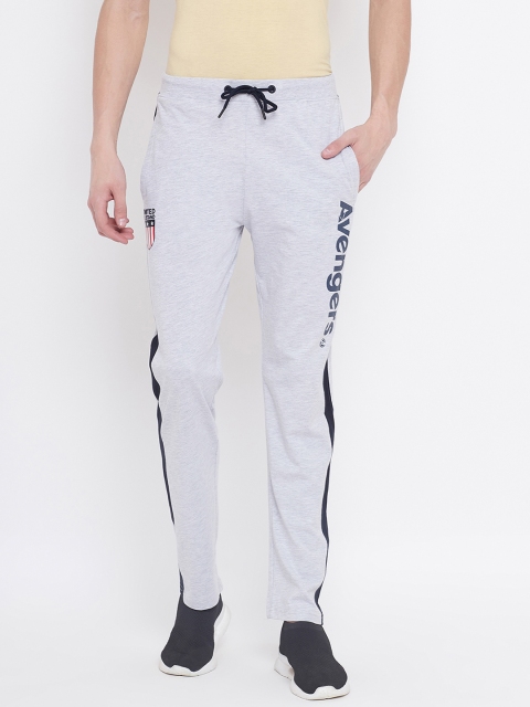

Octave Men Grey Melange Solid Track Pants