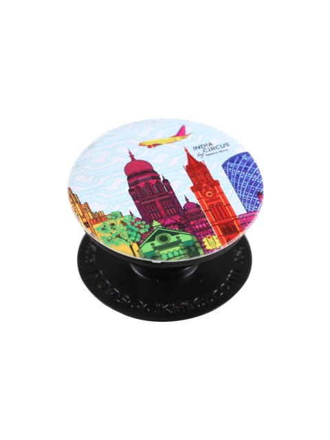 

India Circus by Krsnaa Mehta Unisex Multicoloured City Fever Vibrancy Printed PopSocket, Multi