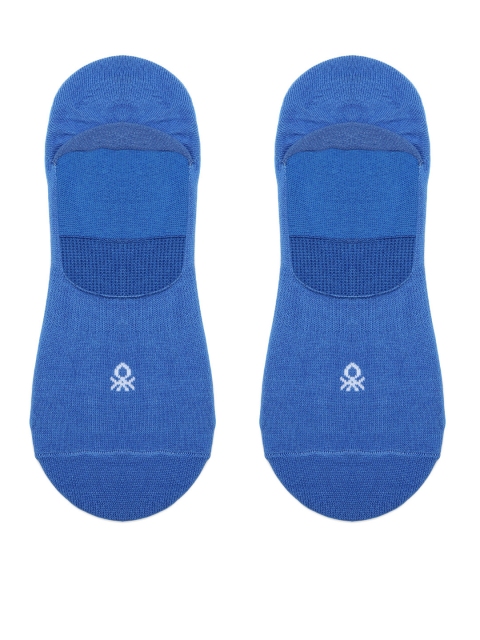 

Undercolors of Benetton Unisex Blue Solid Shoe Liners