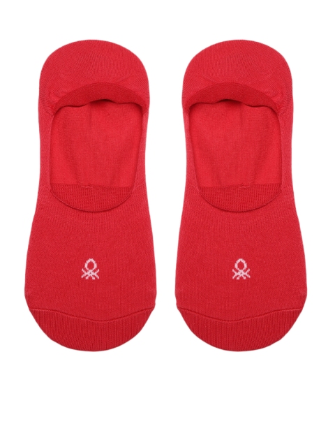 

Undercolors of Benetton Unisex Red Solid Shoe Liners