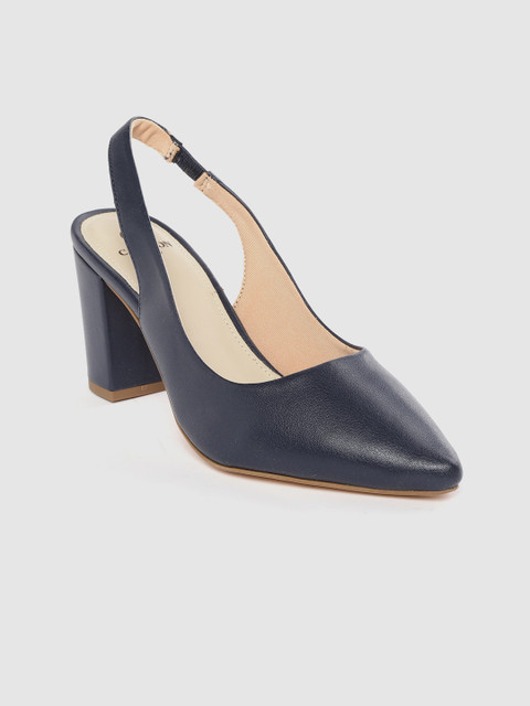 

Carlton London Women Navy Blue Solid Pumps