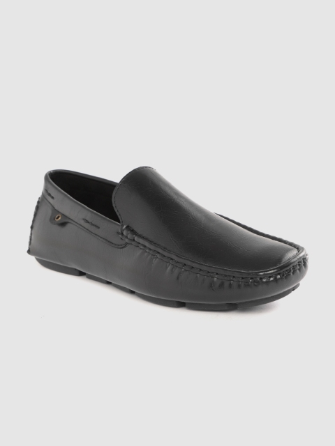 

Carlton London Men Black Solid Driving Shoes