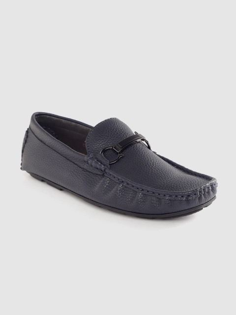 

Carlton London Men Navy Blue Solid Loafers