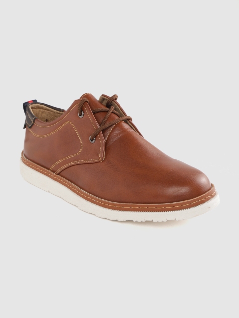 

Carlton London Men Brown Solid Derbys