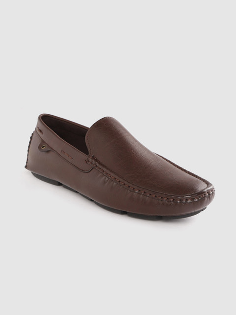 

Carlton London Men Coffee Brown Solid Driving Shoes