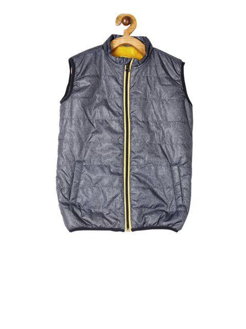 

Cherokee Boys Grey Solid Padded Jacket