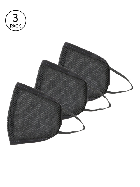 

Carlton London Pack of 3 Black Reusable 3-Ply Outdoor Masks