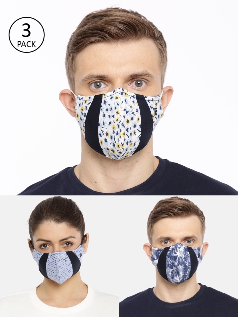 

Bene Kleed Unisex 3 Pcs 5-Ply Reusable Outdoor Fashion Masks, Multi