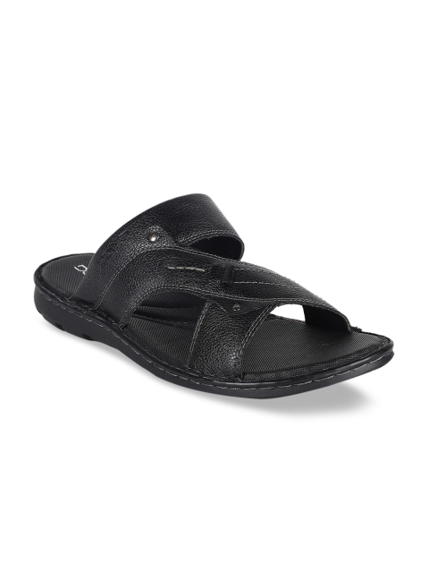 

Respiro Men Black Textured Sandals