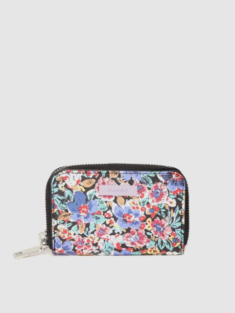 

MANGO Women Multicoloured Floral Print Coin Purse, Multi