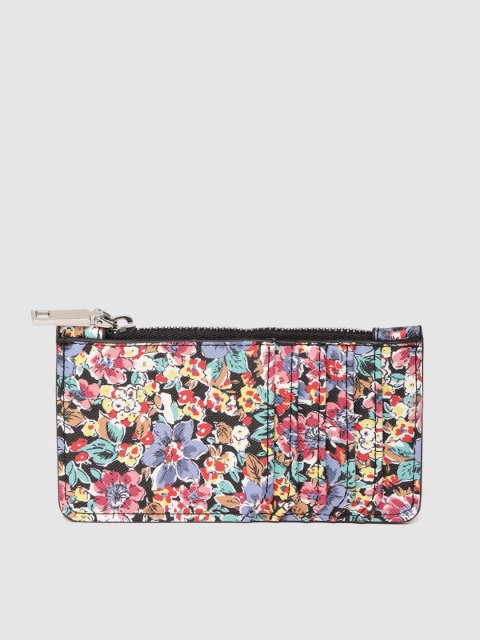 

MANGO Women Multicoloured Floral Print Card Holder, Multi