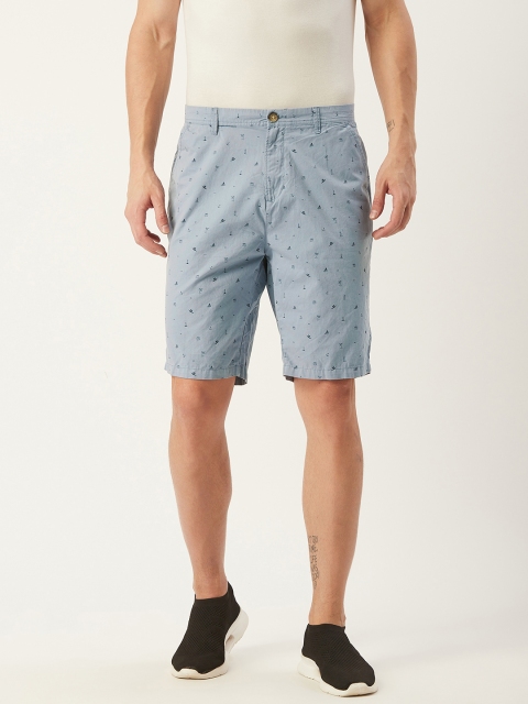 

Sweet Dreams Men Blue Printed Regular Fit Chino Shorts