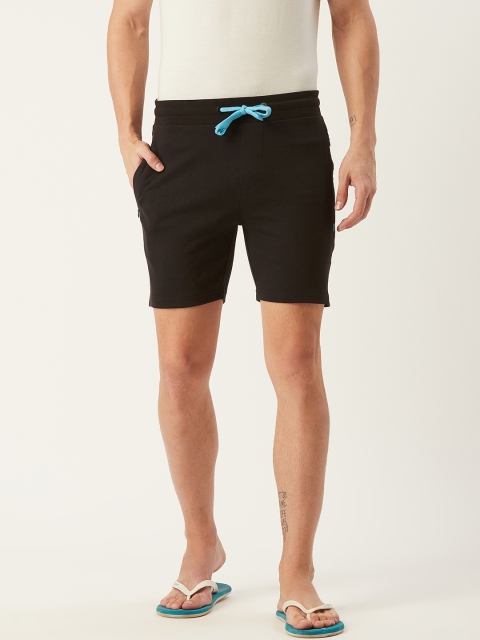 

Sweet Dreams Men Black Solid Lounge Shorts