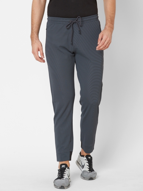 

Sweet Dreams Men Charcoal Grey Striped Joggers