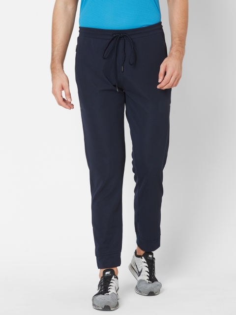 

Sweet Dreams Men Navy Blue Striped Track Pants