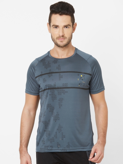 

Sweet Dreams Men Grey Printed Round Neck T-shirt