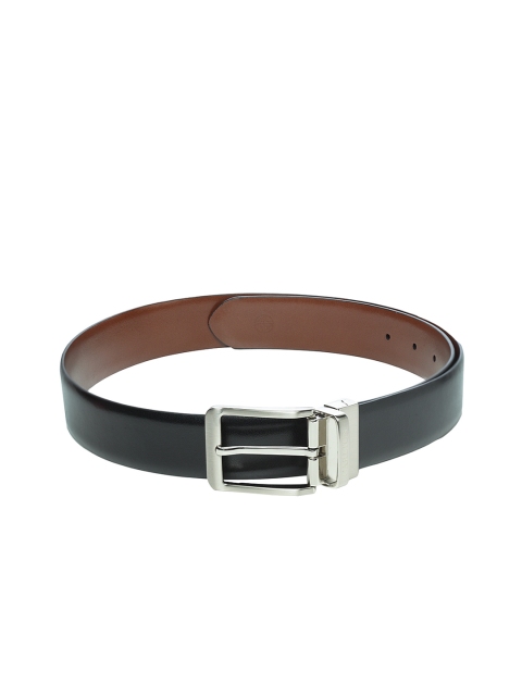 

Carlton London Men Black & Brown Solid Reversible Leather Belt