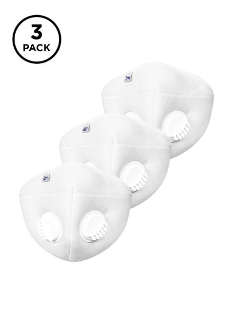 

Impulse White Adults Pack Of 3 Reusable 5-Layer Outdoor Masks