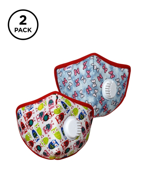 

Impulse Kids Multicoloured Pack of 2 Reusable 5 Layer Protective Outdoor Masks, Multi