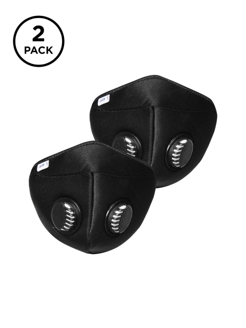 

Impulse Black Adults Pack Of 2 Reusable 5-Layer Outdoor Masks