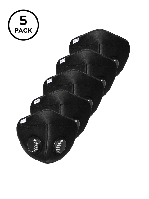 

Impulse Black Adults Pack Of 5 Reusable 5-Layer Outdoor Masks