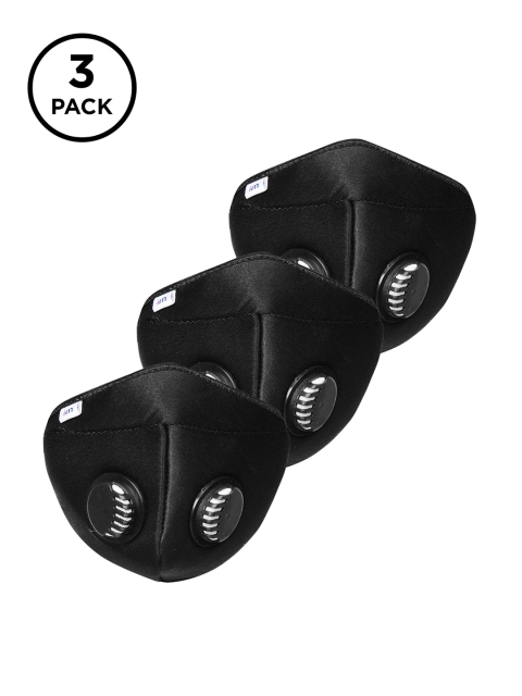 

Impulse Black Adults Pack Of 3 Reusable 5-Layer Outdoor Masks