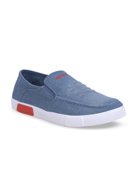 

Sparx Men Blue Denim Slip-On Sneakers