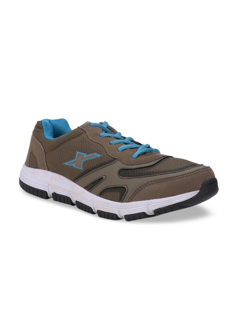 

Sparx Men Camel Brown Mesh Running Shoes