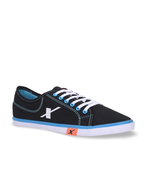 

Sparx Men Black and Blue Sneakers