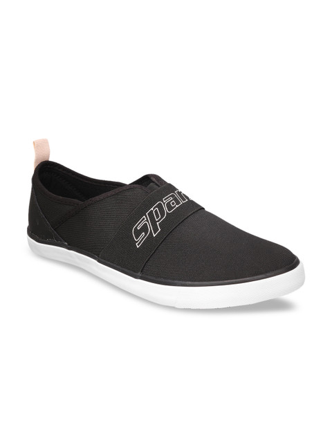 

Sparx Men Black Slip-On Casual Sneakers