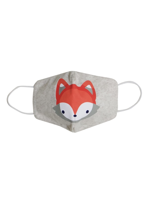 

MINI KLUB Kids Grey Printed 2-Ply Reusable Outdoor Masks