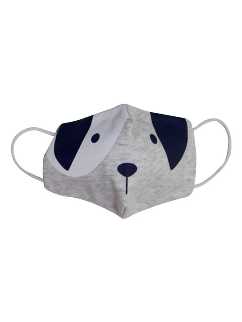 

MINI KLUB Kids Grey & Navy Blue Colourblocked 2 Ply Outdoor Mask