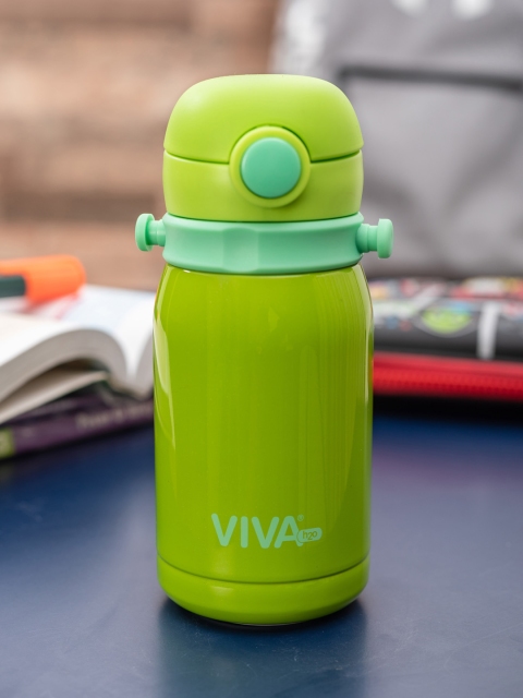 

VIVA h2o Unisex Green Solid Double Wall Stainless Steel Vacuum Insulated Water Bottle