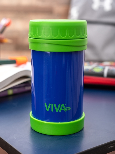 

VIVA h2o Blue & Green Double Wall Stainless Steel Vacuum Insulated Food Container