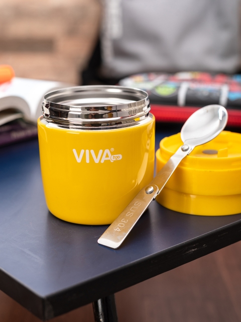 

VIVA h2o Double Wall Stainless Steel Vacuum Insulated Container 280 ml, Yellow